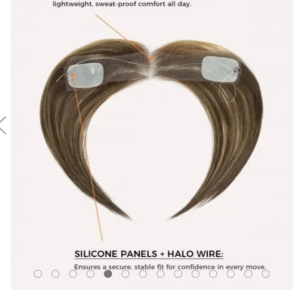 Uniwigs 1.5"x11" Harper Ulta Breathable Full Lace Human Hair Topper - Picture 8 of 8